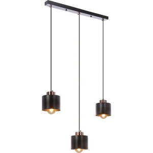 Černé kovové závěsné svítidlo 12x64 cm Olena – Candellux Lighting obraz