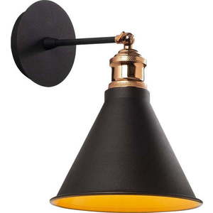 Černé nástěnné svítidlo ø 20 cm Berceste – Opviq lights obraz