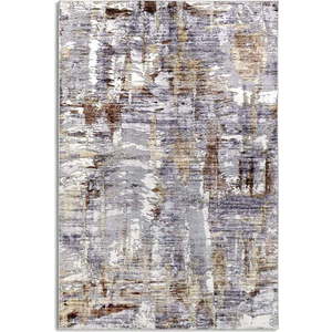 Šedý koberec 80x150 cm Malard Copper Gold – Elle Decoration obraz