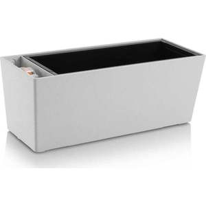 Samozavlažovací truhlík z recyklovaného plastu 49, 5 cm Supreme Stone – Flower Lover obraz