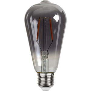 Teplá LED filamentová žárovka E27, 2 W Plain Smoke – Star Trading obraz