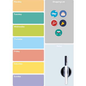 Magnetická tabule 30x42 cm Week Planner – Balvi obraz