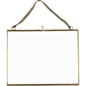 Kovový rámeček na zeď ve zlaté barvě 20x15 cm – Rex London obraz