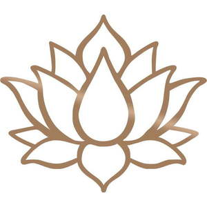 Nástěnná dekorace ve zlaté barvě Wallity Lotus obraz