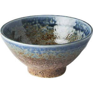 Modro-hnědá keramická miska MIJ Earth & Sky, ø 16 cm obraz