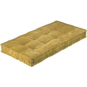 Olivově zelená dětská matrace 60x120 cm Posh Velvet - Yellow Tipi obraz