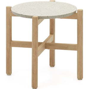 Kulatý odkládací stolek s terrazzo deskou ø 54, 5 cm Pola – Kave Home obraz
