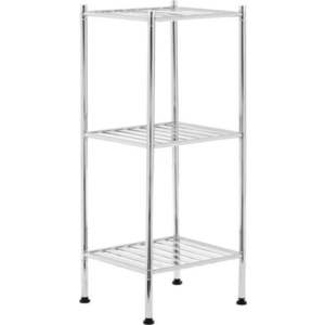 Koupelnový regál ve stříbrné barvě 34x80 cm – Premier Housewares obraz