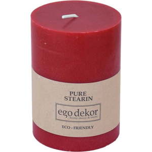 Červená svíčka Eco candles by Ego dekor Friendly, doba hoření 37 h obraz