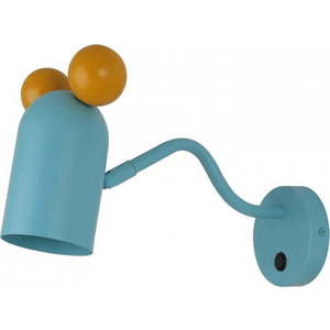 Světle modré nástěnné svítidlo ø 8 cm Mouse – GTV obraz