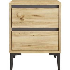 Noční stolek v přírodní barvě Elegance – Kalune Design obraz