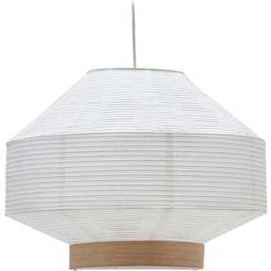 Bílé stínidlo ø 55 cm Hila – Kave Home obraz