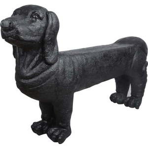 Černá zahradní lavice Dachshund – Esschert Design obraz