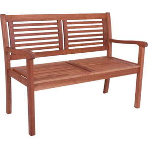 Dřevěná zahradní lavice v přírodní barvě Saigon – Garden Pleasure obraz