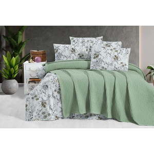 Zelený bavlněný přehoz 220x240 cm Waffle – Mila Home obraz