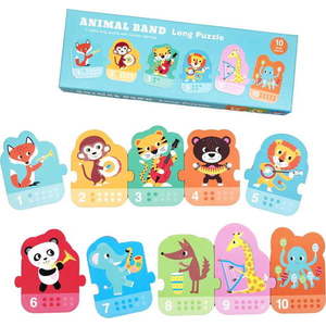 Puzzle (počet dílků 10) Animal Band – Rex London obraz