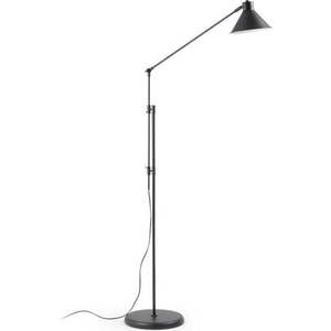 Černá stojací lampa s kovovým stínidlem (výška 220 cm) Dione – Kave Home obraz