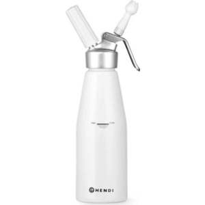 Bílá šlehačková láhev z hliníku Hendi Kitchen Line, 1 l obraz