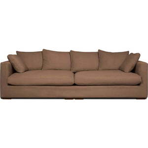 Světle hnědá manšestrová pohovka 266 cm Comfy – Scandic obraz