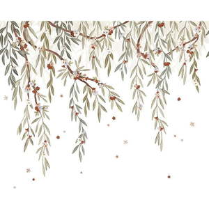 Dětská tapeta 200 cm x 248 cm Eucalyptus Blooming – Lilipinso obraz