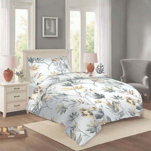 Bílé bavlněné povlečení na jednolůžko 140x200 cm Darina – Cotton House obraz