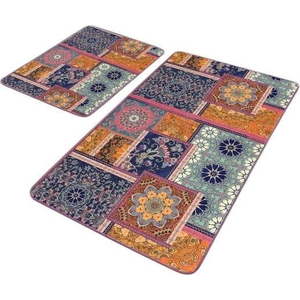 Sametové koupelnové předložky v sadě 2 ks 60x100 cm – Mila Home obraz
