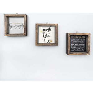 Cedule 15x15 cm Mottos – Evila Originals obraz