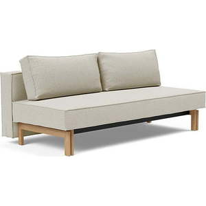 Krémová rozkládací pohovka 200 cm Sly wood – Innovation obraz