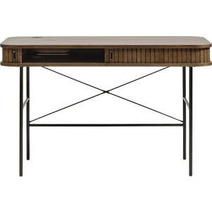 Pracovní stůl v dekoru dubu 60x120 cm Nola – Unique Furniture obraz