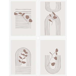 Obrazy v sadě 4 ks 30x40 cm – Casa Selección obraz