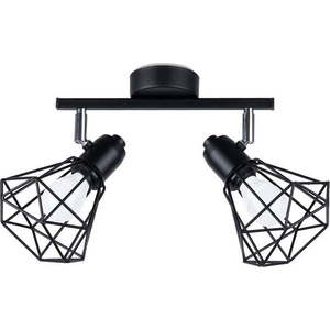 Černé stropní svítidlo ø 10 cm Varpu – Nice Lamps obraz