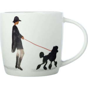 Bílý porcelánový hrnek 400 ml Fashion Poodle – Maxwell & Williams obraz