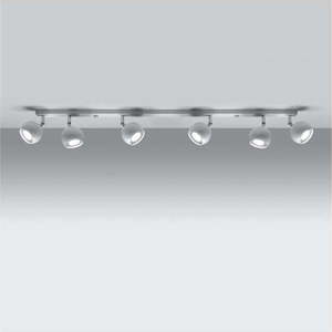 Bílé bodové svítidlo 10x118 cm Ollo – Nice Lamps obraz