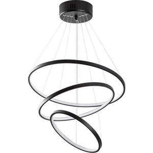 Černé LED závěsné svítidlo ø 50 cm Simit – Opviq lights obraz