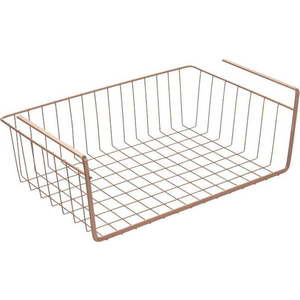 Závěsná přihrádka v měděné barvě Metaltex, délka 40 cm obraz
