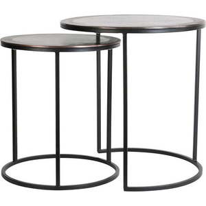 Kovové kulaté odkládací stolky v sadě 2 ks ø 50 cm Talca – Light & Living obraz