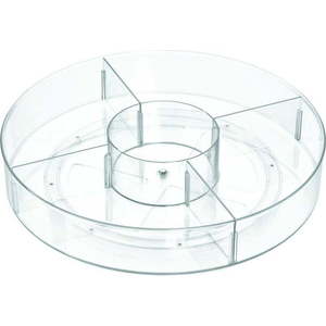 Kulatý transparentní úložný box iDesign The Home Edit, ⌀ 45, 7 cm obraz