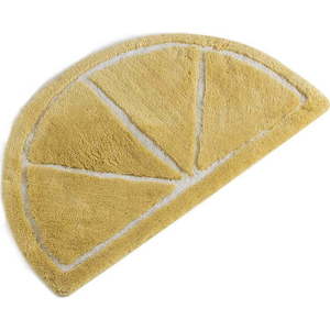 Žlutá koupelnová předložka 100x60 cm Limon – Foutastic obraz