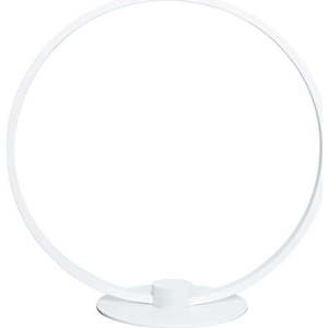 Bílá oválná stolní lampa SULION Framed obraz
