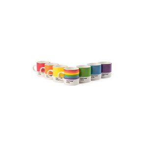 Keramické hrnky v sadě 7 ks na espresso 120 ml Pride – Pantone obraz
