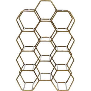 Kovový regál na víno v bronzové barvě na 12 lahví Salbris – Light & Living obraz