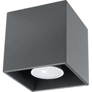 Tmavě šedé bodové svítidlo 10x10 cm Geo – Nice Lamps obraz