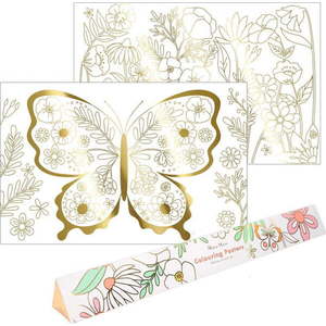 Omalovánky Butterfly – Meri Meri obraz