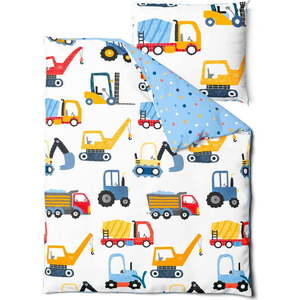 Bavlněné dětské povlečení na jednolůžko 140x200 cm Machines – Bonami Selection obraz