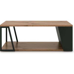 Konferenční stolek s deskou v dekoru ořechového dřeva 100x55 cm Albi - TemaHome obraz