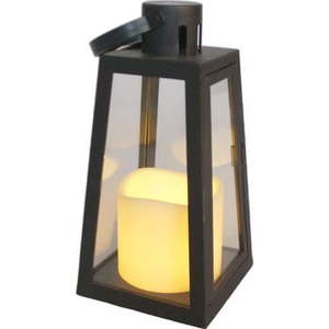 Černá LED lucerna (výška 20 cm) – Dakls obraz