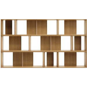 Modulární policový systém v dekoru dubu v přírodní barvě 9 ks 202x114 cm Litto – Kave Home obraz