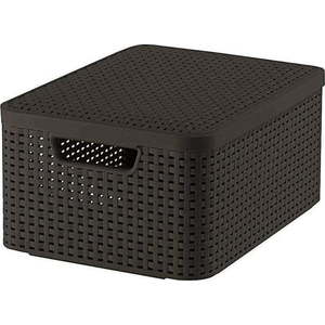 Box úložný s víkem STYLE S hnědý obraz
