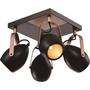Černé stropní svítidlo 32x32 cm Anica – Candellux Lighting obraz