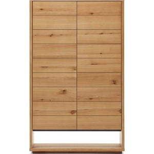 Skříňka v dekoru dubu v přírodní barvě 100x163, 5 cm Alguema – Kave Home obraz